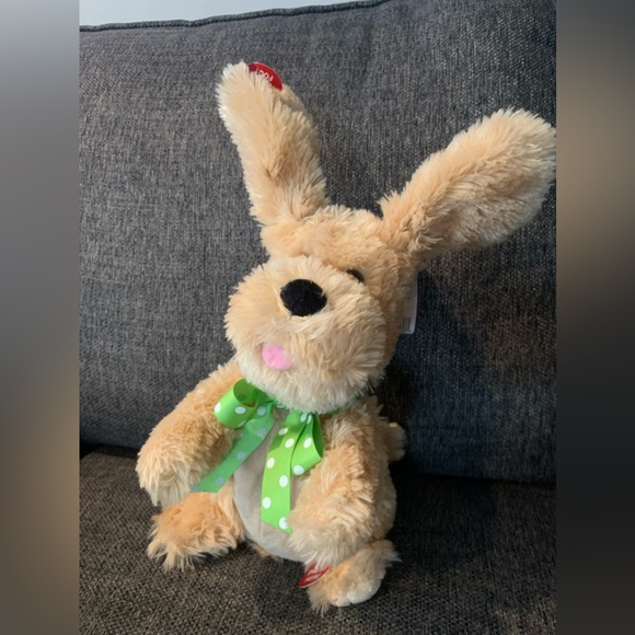 Cuddle Barn Animated Plush Dog Toy Sings Happy And You Know It 11" Claps Hands - Picture 2 of 6